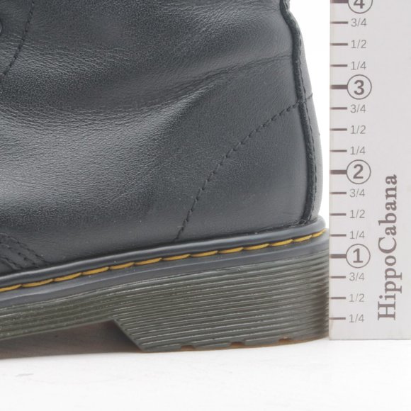 Dr. Marten's Softy T Leather Lace Up Black High Top Boot Kids US3 EU34 - Picture 9 of 16